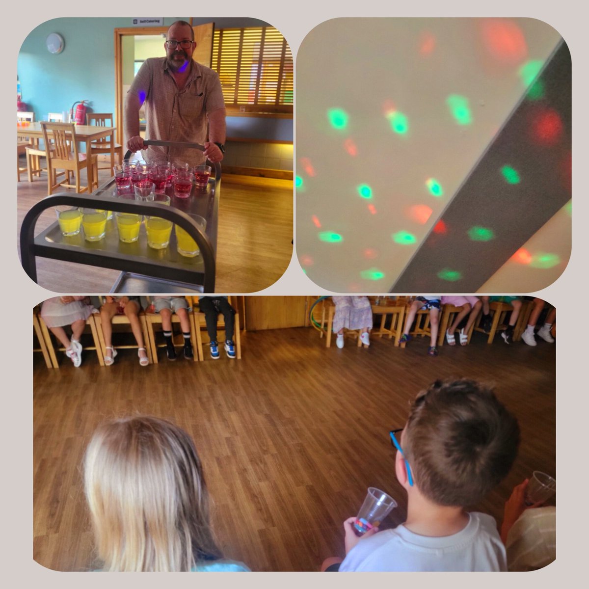 It's disco time here in Sherwood.  It's a hot one, so we've had a quick refreshment break! 🦔💃🕺