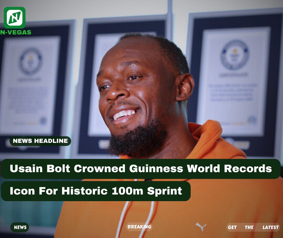 Usain Bolt, the Jamaican sprint legend universally hailed as the fastest man in history, has been officially recognised as a Guinness World Records (GWR) icon. The prestigious honour was announced on Wednesday through the official Instagram handle of Guinness World Records.