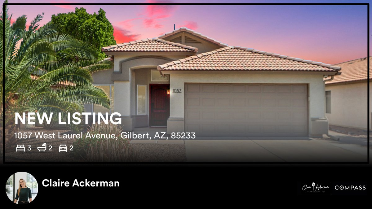 claireackerman2's tweet photo. 🛌 3 🛀 2 🚘 2
📍 1057 West Laurel Avenue, Gilbert, AZ, 85233

My latest listing on RateMyAgent.

https://t.co/A5wYfmxmlq

...
#ratemyagent #realestate #Compass https://t.co/JxeumkxEGE