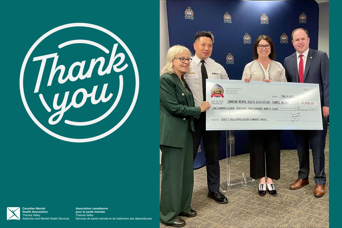 CMHA TVAMHS (@cmha_tv) on Twitter photo Thank-you <a href="/lpsmediaoffice/">London Police Service ON</a>
The inaugural London Police Service Chief's Gala raised $111, 498.09 for CMHA TVAMHS!
We're grateful to the many sponsors, attendees, and donors who made this generous donation possible. Thank-you <a href="/lpsmediaoffice/">London Police Service ON</a>
The inaugural London Police Service Chief's Gala raised $111, 498.09 for CMHA TVAMHS!
We're grateful to the many sponsors, attendees, and donors who made this generous donation possible.