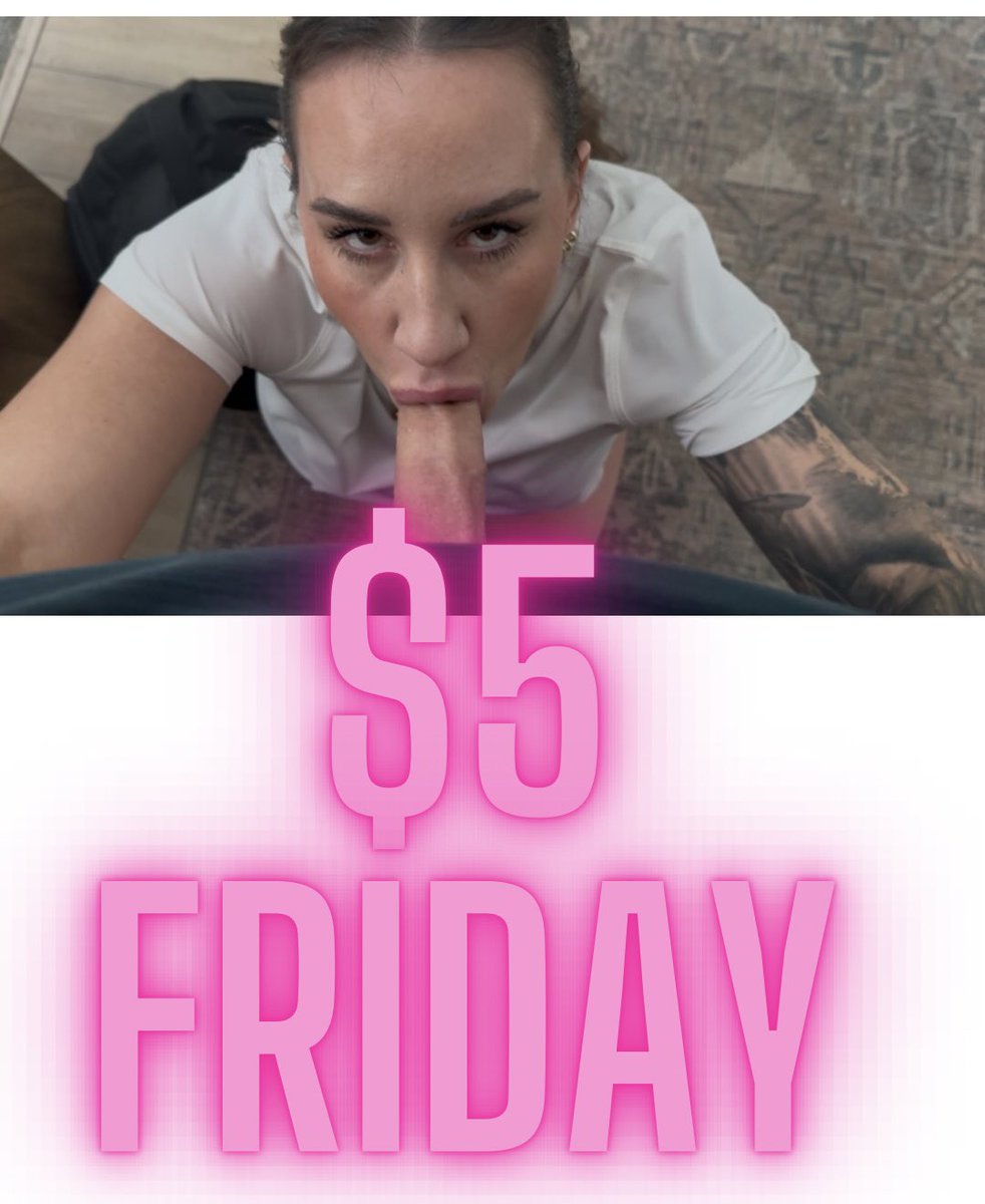 Go check out my $5 Friday video 🔥🔥 see how fast I make him nut in my mouth.