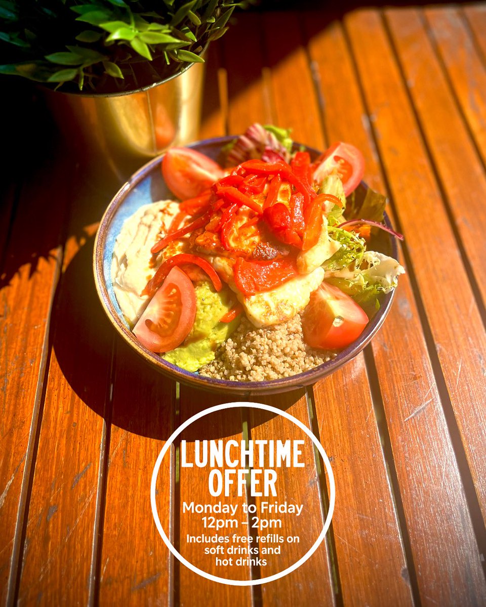 Did you know? 👀  
Weekday lunch just got a serious upgrade.

🍳 Buddha bowls, brunch bites, and toasted ciabattas—all served with free refills on soft drinks, teas &amp; coffees.  
📍 Monday to Friday | ⏰ 12–2pm  

Perfect excuse to sip, nibble, and stay a while ☕✨  

#LunchGoals
