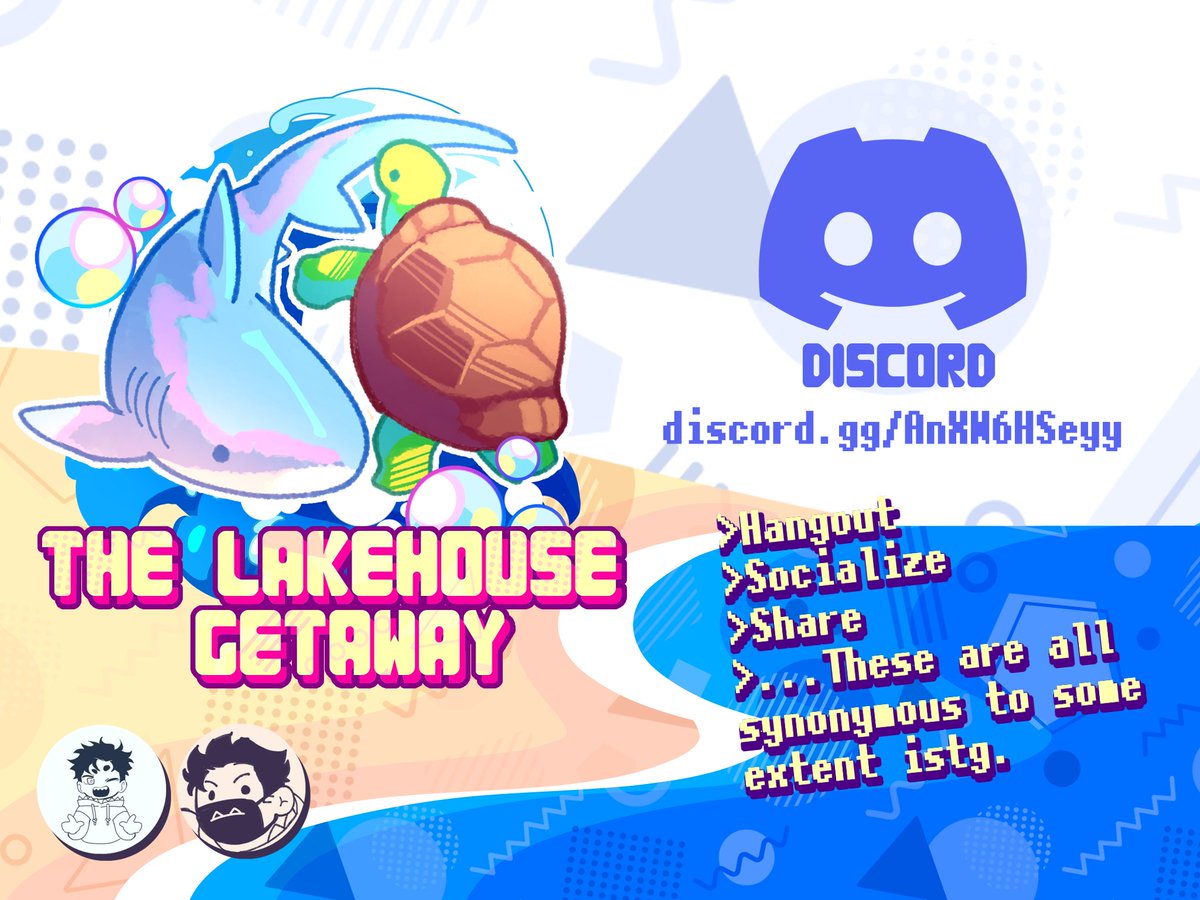 dango_kohai's tweet image. 🦈🐢 Join the Lakehouse Getaway! | We talk about our art, games, and gay little characters | Join now and wander in the currents ᕦ(ò_óˇ)ᕤ (16+ Only)

discord.com/invite/AnXW6HS…