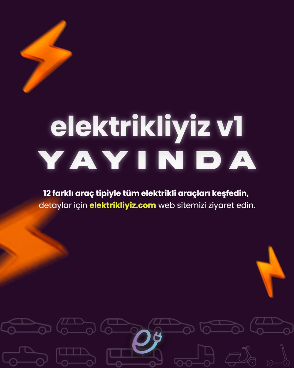elektrikliyiz's tweet photo. ⚡️ elektrikliyiz v1 yayında!

🔍 Filtreleme özelliğiyle aradığın elektrikli araca kolayca ulaşabilir, 3 aracı karşılaştırabilir, şarj istasyonu ücretlerini inceleyebilir ve şarj maliyetini hesaplayabilirsin.

🇹🇷 Ayrıca Türkiye’de satışta olan tüm elektrikli araçları tek bir filtreme ile detaylıca keşfetmek mümkün.

📎 Web sitemize bio'daki linkten ulaşabilir veya doğrudan https://t.co/QEOSrz5s9S adresine göz atabilirsiniz.

Bu süreçte Frontend geliştirmelerinde @hakanangin_ Solution Architect tarafında @ndalyanlar değerli katkılarda bulundu. Emeği geçen herkese gönülden teşekkür ederiz. 🙌⚡️
