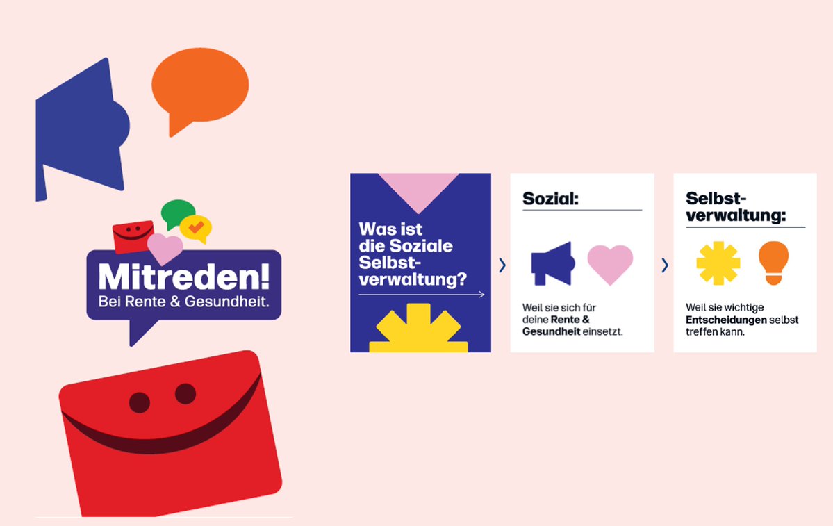 #Ersatzkassen, #vdek &amp; Deutsche Rentenversicherung Bund haben im Mai die Informationsinitiative Mitreden! Bei Rente &amp; Gesundheit. gestartet, um der Sozialen #Selbstverwaltung in der Öffentlichkeit eine stärkere Stimme📢zu geben. Mehr im #ersatzkassemagazin vdek.com/magazin/ausgab…