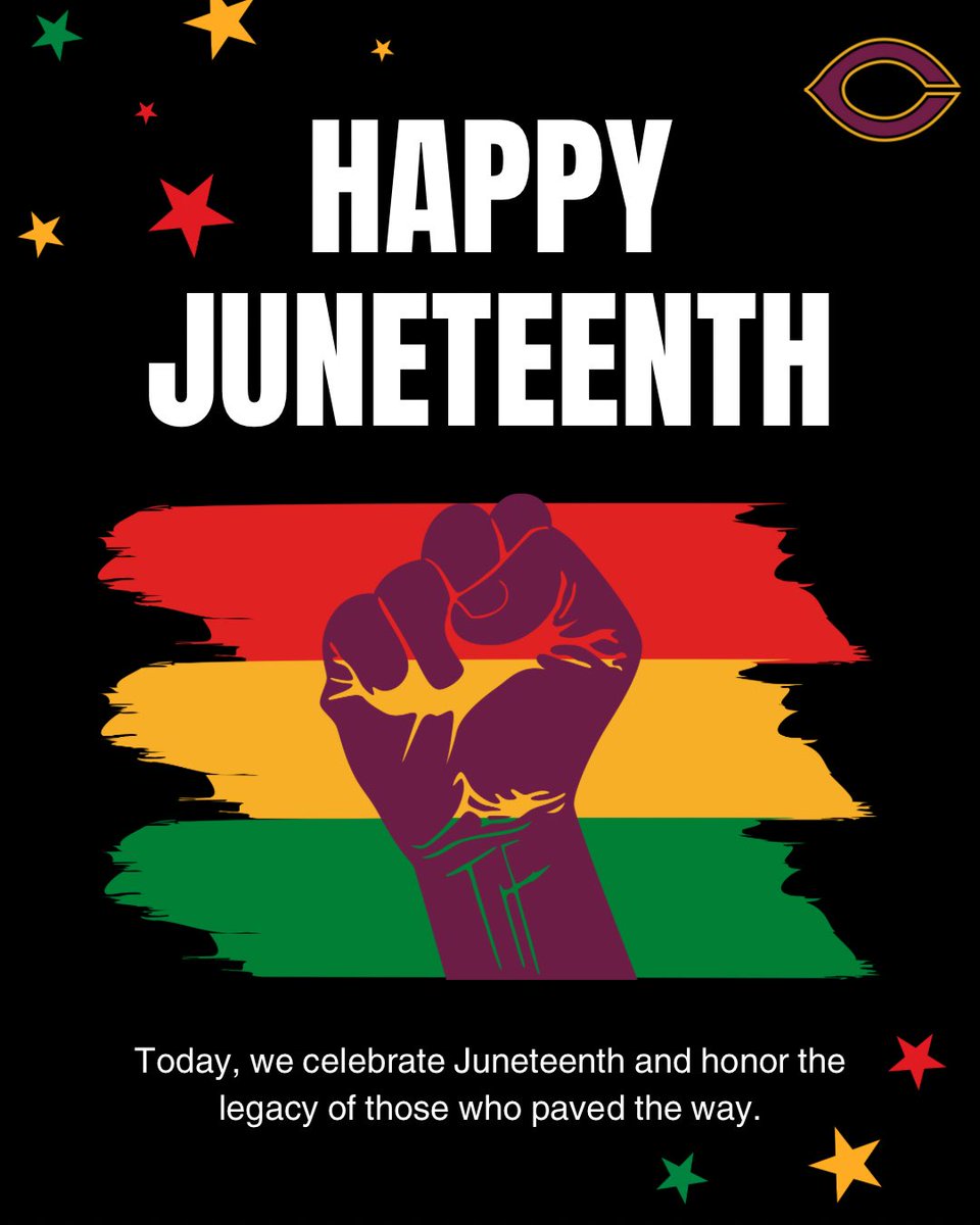 Juneteenth… A day to celebrate freedom for ALL and remember/honor African American history. Happy Freedom Day!! #RollCobbs #TogetherWeWill