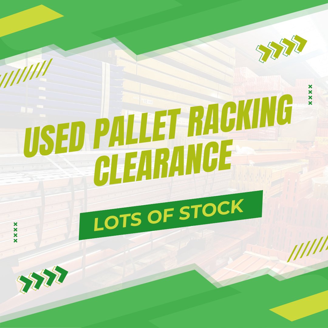 SH_Racking's tweet photo. Looking for #UsedPalletRacking?

If you want high quality, as good as new pallet racking, then check out our used racking stock, and save £££s

🔗Find out more: https://t.co/FW9Ao3nte9

#PalletRacking #UsedRacking #SecondHandRacking https://t.co/AWjdtkEM98