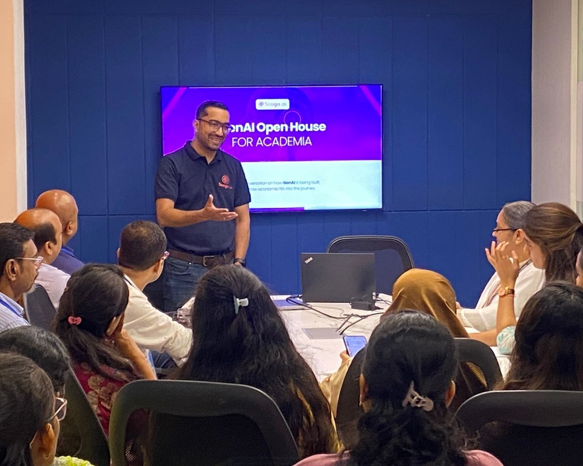 scogoai's tweet image. Teachers turned students, AI turned the spark—3.5 hours of laughter, learning &amp;amp; lightning debates later… we’re just getting started. 

Stay tuned for more! ⚡🧠 

#AIWorkshop #GenAI @ReGenAIWorkshop #IranVsIsrael @AIWORKSHOP1 @AILearnIA @karansingh010 @ScogoNetworks