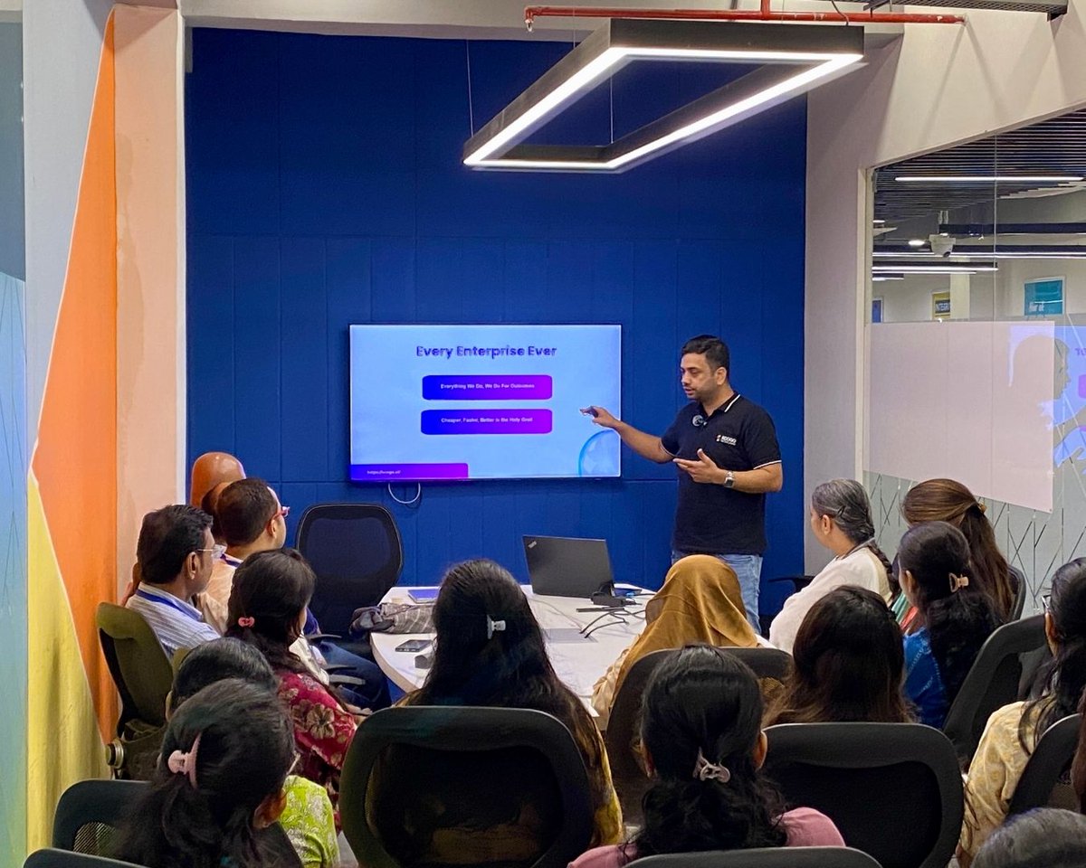 scogoai's tweet image. Teachers turned students, AI turned the spark—3.5 hours of laughter, learning &amp;amp; lightning debates later… we’re just getting started. 

Stay tuned for more! ⚡🧠 

#AIWorkshop #GenAI @ReGenAIWorkshop #IranVsIsrael @AIWORKSHOP1 @AILearnIA @karansingh010 @ScogoNetworks