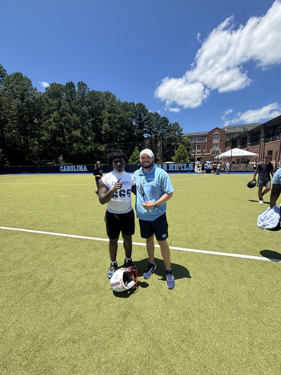 Tyvin”Ocho”Grady (@tyvingrady) on Twitter photo Had a very good camp today at <a href="/UNCFootball/">Carolina Football</a> thanks Coach <a href="/nichols_ty/">Ty Nichols</a> and <a href="/CoachLambo247/">Lambo Lancaster</a> and defense coordinator for the pleasure to be At UNC today and compete #BTO <a href="/MattRochester50/">Matthew Rochester</a> <a href="/T_Wright66/">Tyson Wright</a> @GreerSportsStar <a href="/CoachCamStepp/">Cam Stepp</a> <a href="/PrepRedzoneSC/">Prep Redzone South Carolina</a> <a href="/PrepRedzone/">Prep Redzone 🏈</a> <a href="/josh_mcken55/">Josh Mckenzie</a> @NasirYahme Had a very good camp today at <a href="/UNCFootball/">Carolina Football</a> thanks Coach <a href="/nichols_ty/">Ty Nichols</a> and <a href="/CoachLambo247/">Lambo Lancaster</a> and defense coordinator for the pleasure to be At UNC today and compete #BTO <a href="/MattRochester50/">Matthew Rochester</a> <a href="/T_Wright66/">Tyson Wright</a> @GreerSportsStar <a href="/CoachCamStepp/">Cam Stepp</a> <a href="/PrepRedzoneSC/">Prep Redzone South Carolina</a> <a href="/PrepRedzone/">Prep Redzone 🏈</a> <a href="/josh_mcken55/">Josh Mckenzie</a> @NasirYahme