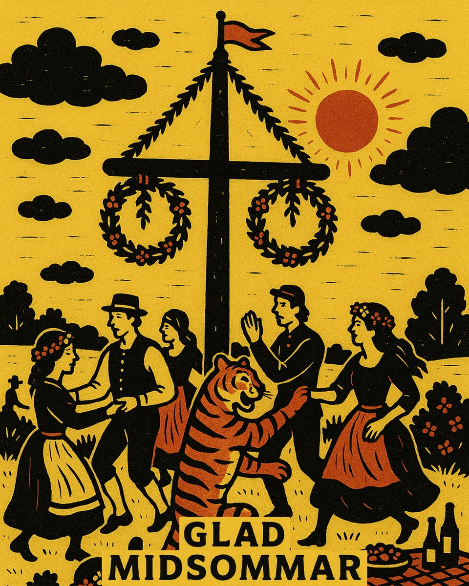 Glad midsommar alla Brynäsare! 🖤💛❤️