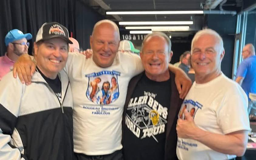 The Killer Bees &amp; Rougeau Brothers at 80s Wrestling Con this past weekend in Canada!