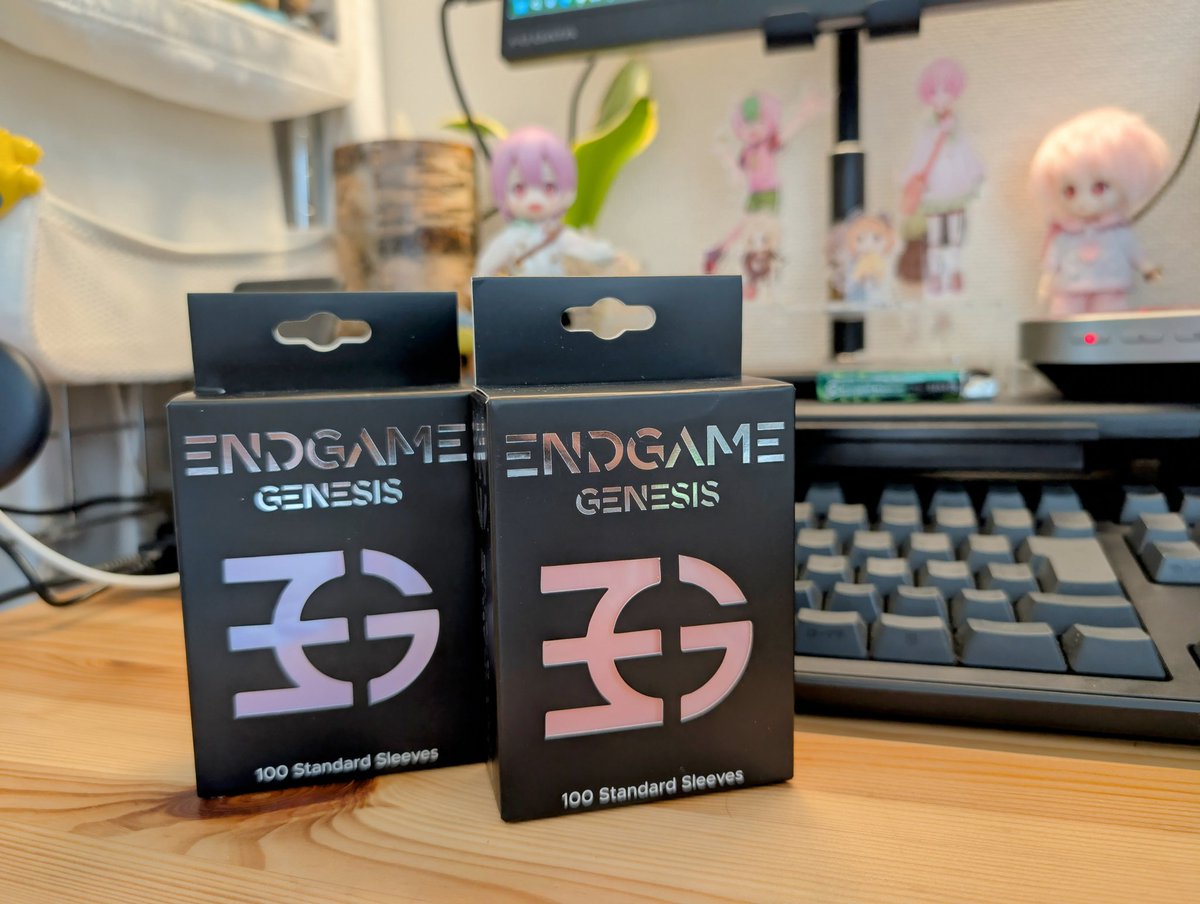 ENDGAME GENESISスリーブ感想 ⭕️裁断がすごくキレイ ⭕️縦は