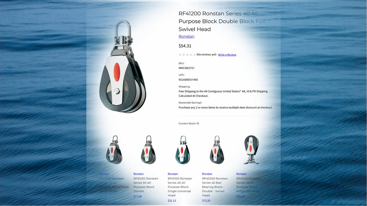 ManateeMaxCom's tweet image. manateemax.com/boating/sailin… 
#Ronstan #Sailing #Boating #Fishing