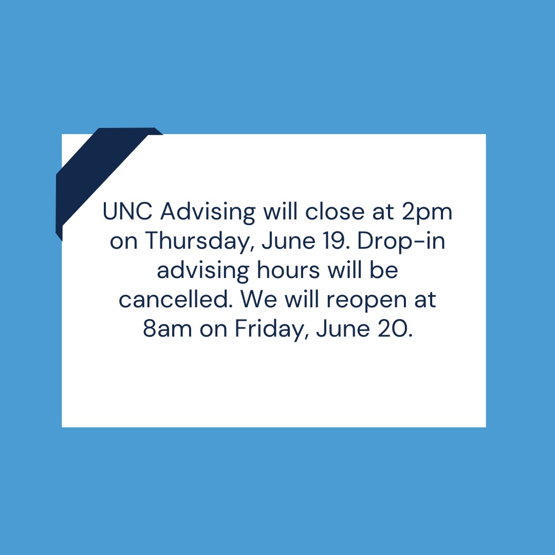 UNC Advising (@uncadvising) on Twitter photo 
