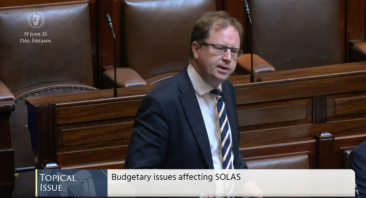 Houses of the Oireachtas - Tithe an Oireachtais (@oireachtasnews) on Twitter photo #Dáil Topical Issue 3: Deputies Ruairí Ó Murchú <a href="/ROMurchu/">Ruairí Ó Murchú</a> and David Cullinane <a href="/davidcullinane/">David Cullinane T.D.</a> - To the Minister for Further and Higher Education, Research, Innovation and Science - To discuss budgetary issues affecting SOLAS. #SeeForYourself
oir.ie/0a4ff4f #Dáil Topical Issue 3: Deputies Ruairí Ó Murchú <a href="/ROMurchu/">Ruairí Ó Murchú</a> and David Cullinane <a href="/davidcullinane/">David Cullinane T.D.</a> - To the Minister for Further and Higher Education, Research, Innovation and Science - To discuss budgetary issues affecting SOLAS. #SeeForYourself
oir.ie/0a4ff4f