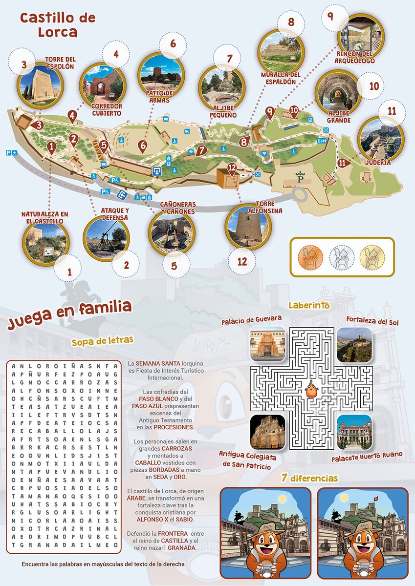🔍 Descubre en familia y de un modo divertido el patrimonio de nuestra ciudad con #MarcoTopo

Os animamos a disfrutar de su recorrido🗺️ y ahora también disponible en el #CastillodeLorca🏰

🖱️Más info: marcotopo.com

#EnFamilia #Turismo #EscapadasFamiliares