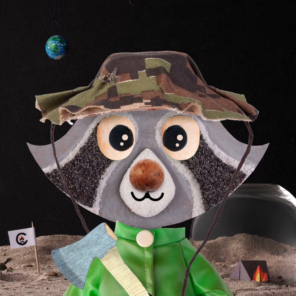 shishka_crypto's tweet photo. Leeetsgoo frens! My space Raccoon #1030 is here😎
@rarible @CampTrailHeads https://t.co/fNvBIIHrcM