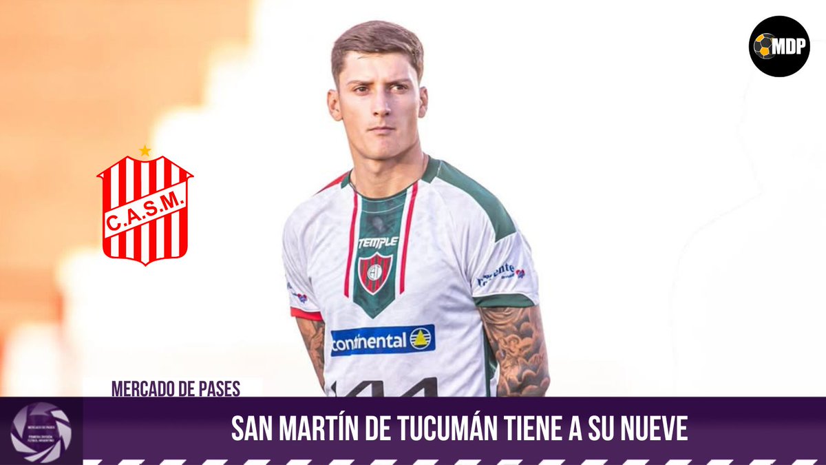 #MercadoDePases | 🚨 Aaron Spetale será REFUERZO de #SanMartinTuc. El delantero de 25 años llega libre de Tambetary 🇵🇾 y en las próximas horas firma hasta diciembre de 2026 ✍️🏼.