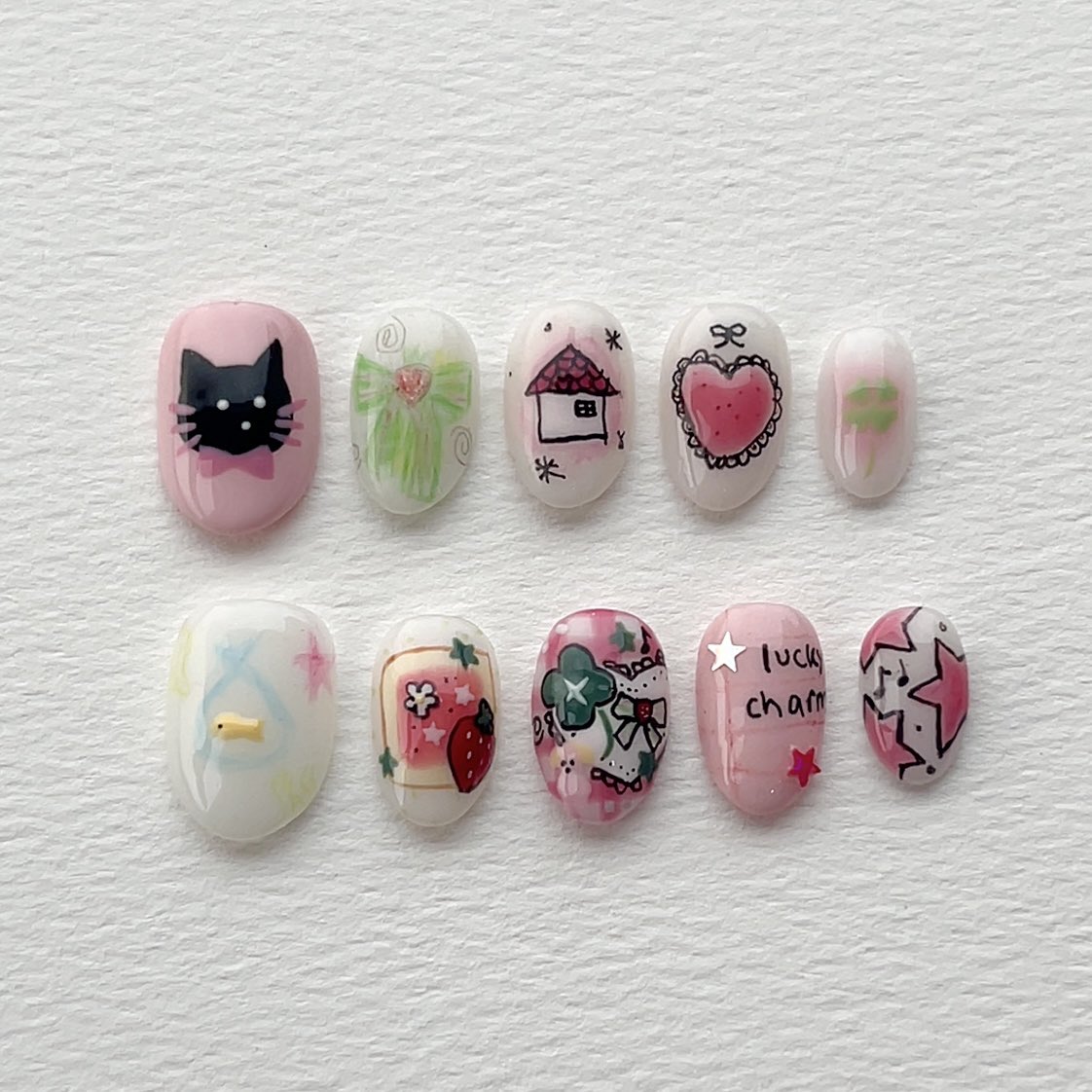 Mitten Kitten | Press-on Nails tweet media