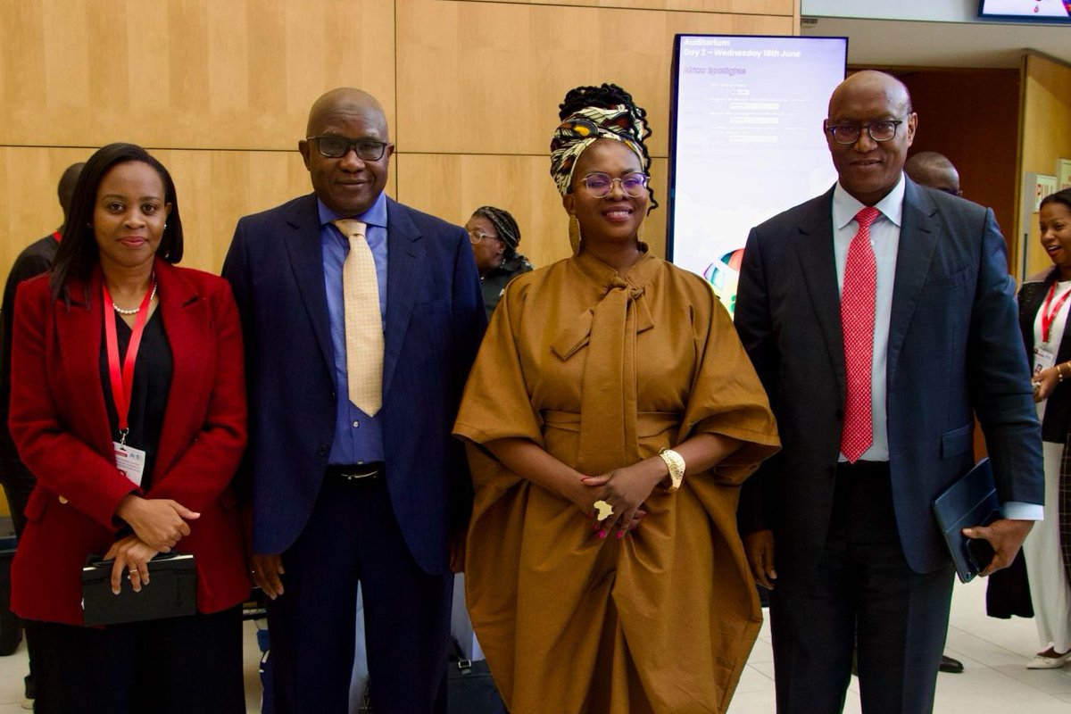African Union | Infrastructure & Energy (@au_ied) on Twitter photo ⚡ On the sidelines of the #AfricaEnergyForum, H.E. Comm. <a href="/LDMataboge/">Lerato D. Mataboge</a> met with <a href="/AfDB_Group/">African Development Bank Group</a> VP <a href="/kevinkariuki14/">Kevin Kariuki</a> to advance collaboration on #AfSEM & #Mission300.
🎯 Goal: Electrify 300M people by 2030
🤝 Focus: Regulatory harmonization & financing for a unified electricity market. ⚡ On the sidelines of the #AfricaEnergyForum, H.E. Comm. <a href="/LDMataboge/">Lerato D. Mataboge</a> met with <a href="/AfDB_Group/">African Development Bank Group</a> VP <a href="/kevinkariuki14/">Kevin Kariuki</a> to advance collaboration on #AfSEM & #Mission300.
🎯 Goal: Electrify 300M people by 2030
🤝 Focus: Regulatory harmonization & financing for a unified electricity market.