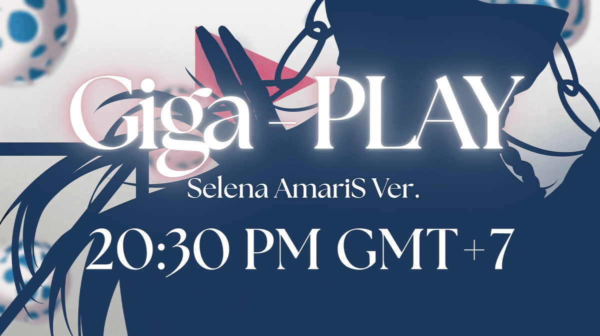 【Cover】Giga - PLAY  / Selena AmariS ver. 🎤🪐── .✦ #UtaindoRelay 

📅: 20 Juni 2025
⏰: 20:30 WIB GMT+7
🔗: youtu.be/PzBbNqD164k

                    ♡ ＋ ↻ is much appreciated!
 
#VTuberID #VTuberIndonesia #歌い手 #歌い手さんMIX師さん絵師さん動画師さんとPさん繋がりたい