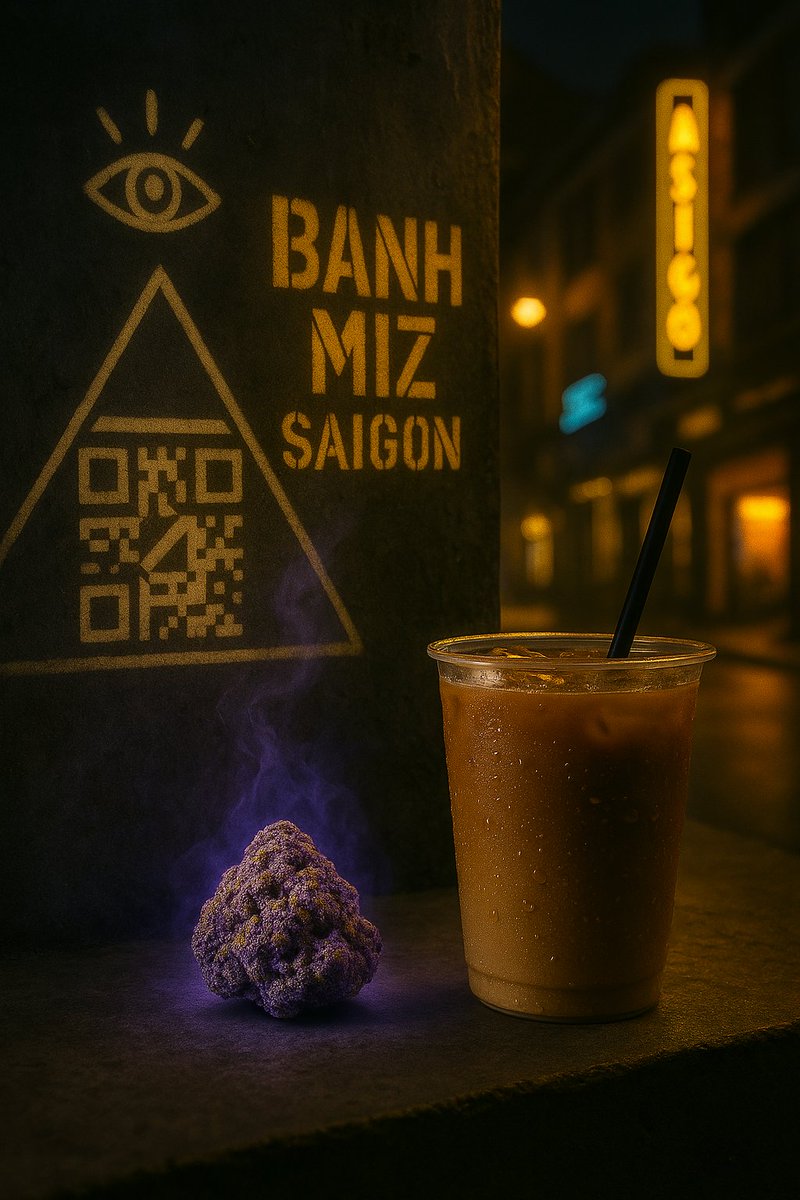 banhmiz420's tweet image. SAIGON 7:14 🔒
Start your trip with iced coffee &amp;amp; something… extra.
Found only in alleys. Unlocked only if you scan right.
📍District 1, HCMC | DM to decode the city.
#DecodeDrop #HiddenSaigon #BanhMiz420 #ZazaVietnam #UrbanMystery #IcedCoffeeRitual #TravelTrap #SaigonVibes