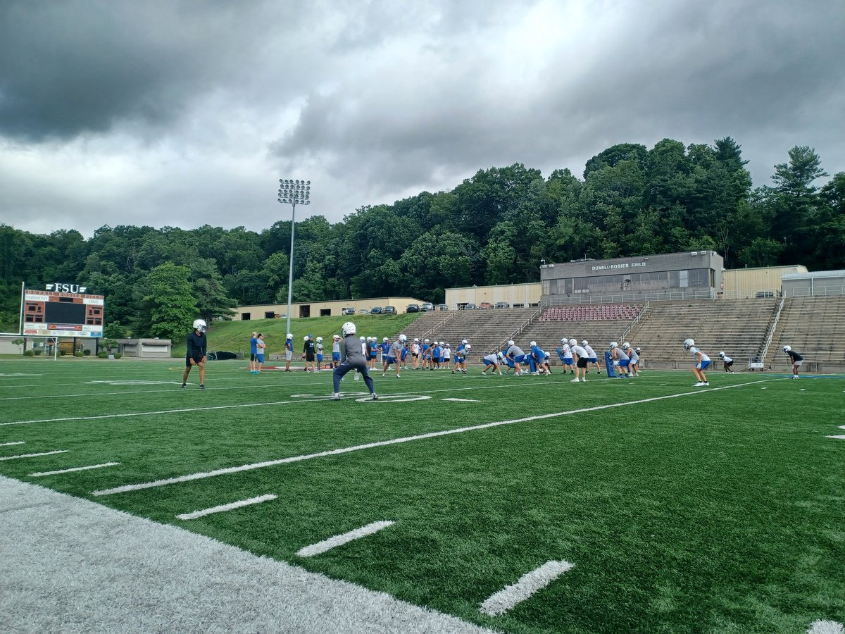 Joe Brocato (@joebrowvm) on Twitter photo A very pleasant good morning from Fairmont.
Mark Sampson enters his first year as head coach of the Polar Bears. FSHS went 11-2 last season. #wvprepfb <a href="/MetroNewsSports/">MetroNews Sports</a> A very pleasant good morning from Fairmont.
Mark Sampson enters his first year as head coach of the Polar Bears. FSHS went 11-2 last season. #wvprepfb <a href="/MetroNewsSports/">MetroNews Sports</a>