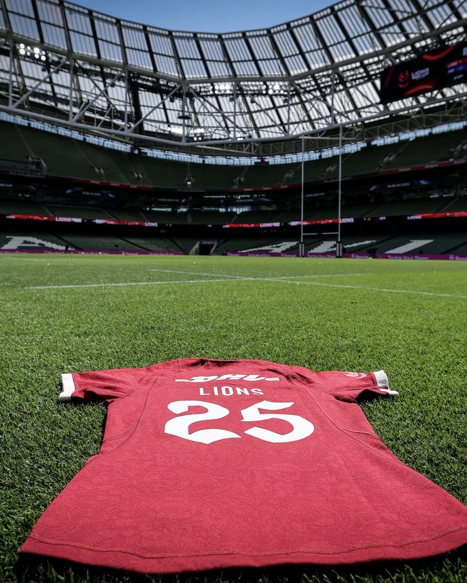 Player names will be on the back of our jerseys for the first time tomorrow! 🦁

#Lions2025