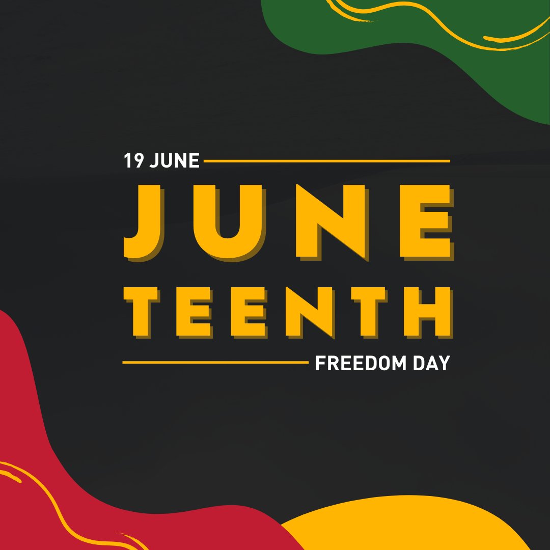 #GCSCelebrates |  Let’s honor the history of Juneteenth, which marks the day the last enslaved African Americans in Galveston, Texas were notified of their freedom on June 19, 1865. Today, all GCS offices will be closed.