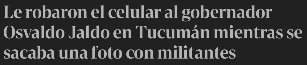 Tucumanos reforzando el estereotipo.