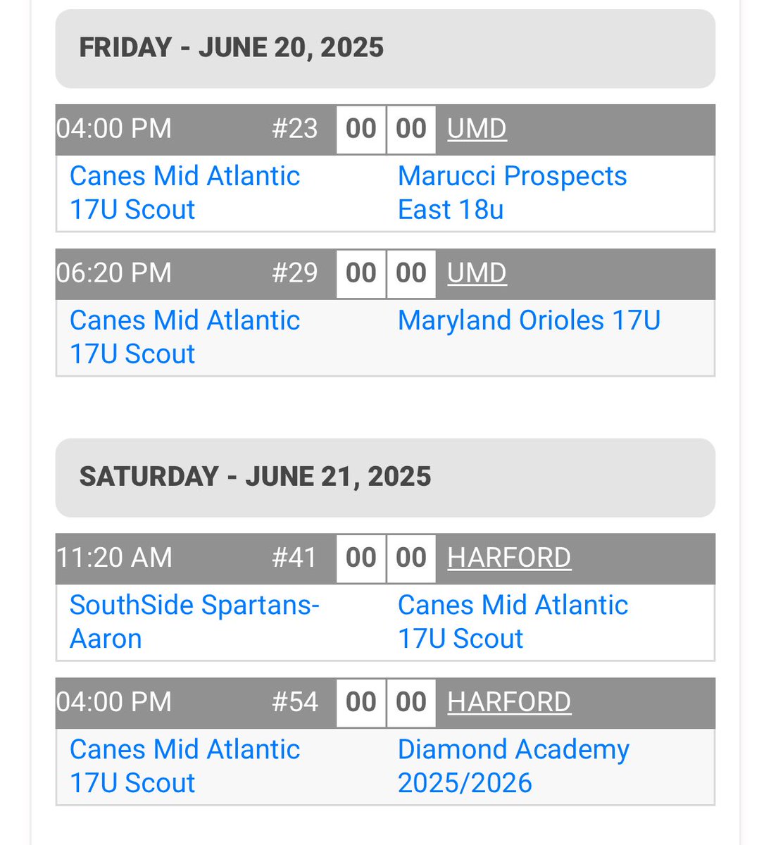 Jackson Burger (@j_burgs7) on Twitter photo Here is my summer tournament schedule and this weekends schedule for <a href="/DynamicBaseball/">Dynamic Baseball</a> Terps Cup in Maryland. I’m looking forward to getting the summer started.
<a href="/NextLVLProspect/">Next Level Prospects</a> <a href="/AscentAthlete_/">Ascent Athlete</a>
<a href="/MNBaseball1/">Marple Newtown HS Baseball</a> <a href="/PB_Uncommitted/">Prep Baseball Uncommitted</a> <a href="/BUncommitted/">Baseball_Uncommitted</a> Here is my summer tournament schedule and this weekends schedule for <a href="/DynamicBaseball/">Dynamic Baseball</a> Terps Cup in Maryland. I’m looking forward to getting the summer started.
<a href="/NextLVLProspect/">Next Level Prospects</a> <a href="/AscentAthlete_/">Ascent Athlete</a>
<a href="/MNBaseball1/">Marple Newtown HS Baseball</a> <a href="/PB_Uncommitted/">Prep Baseball Uncommitted</a> <a href="/BUncommitted/">Baseball_Uncommitted</a>
