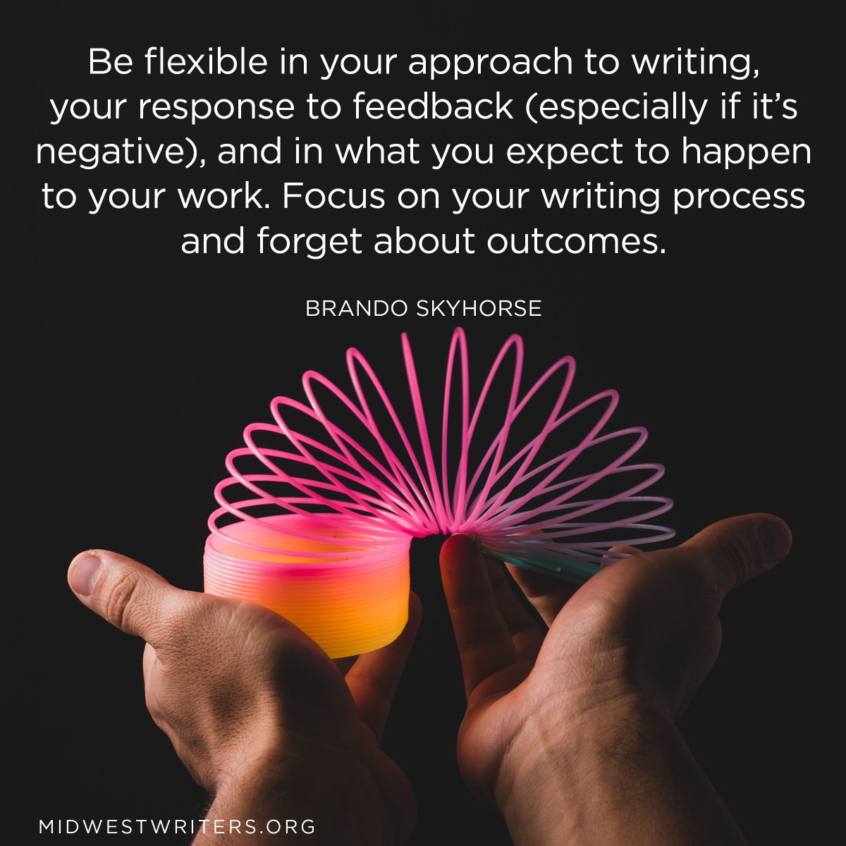 #MWW25 keynote speaker Brando Skyhorse has words of wisdom for you about your writing! 

Check out our blog and register for the conference, July 10 -12. You can attend in-person (Muncie, IN) or online! All registrants have access to the recordings. 

midwestwriters.org/2025/06/17/int…