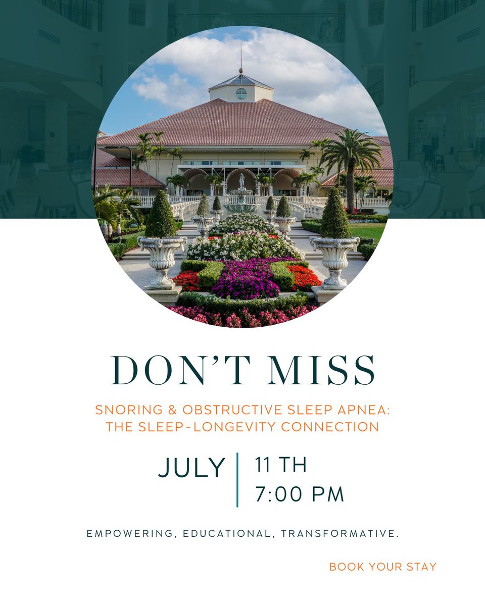 Snoring &amp; Obstructive Sleep Apnea: The Sleep-Longevity Connection
Friday, July 11th | 📍 Pritikin Longevity Center
@drgabrielabozzuti
Learn how dentistry plays a key role in detecting and treating sleep apnea—beyond the CPAP.
hubs.li/Q03sSzV-0
📞 Call 800-327-4914 to RSVP