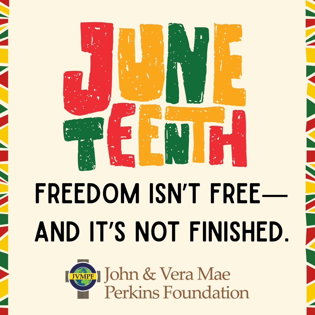 Juneteenth is a gospel call: to remember, to repair, and to rise. Freedom rooted in truth changes everything.