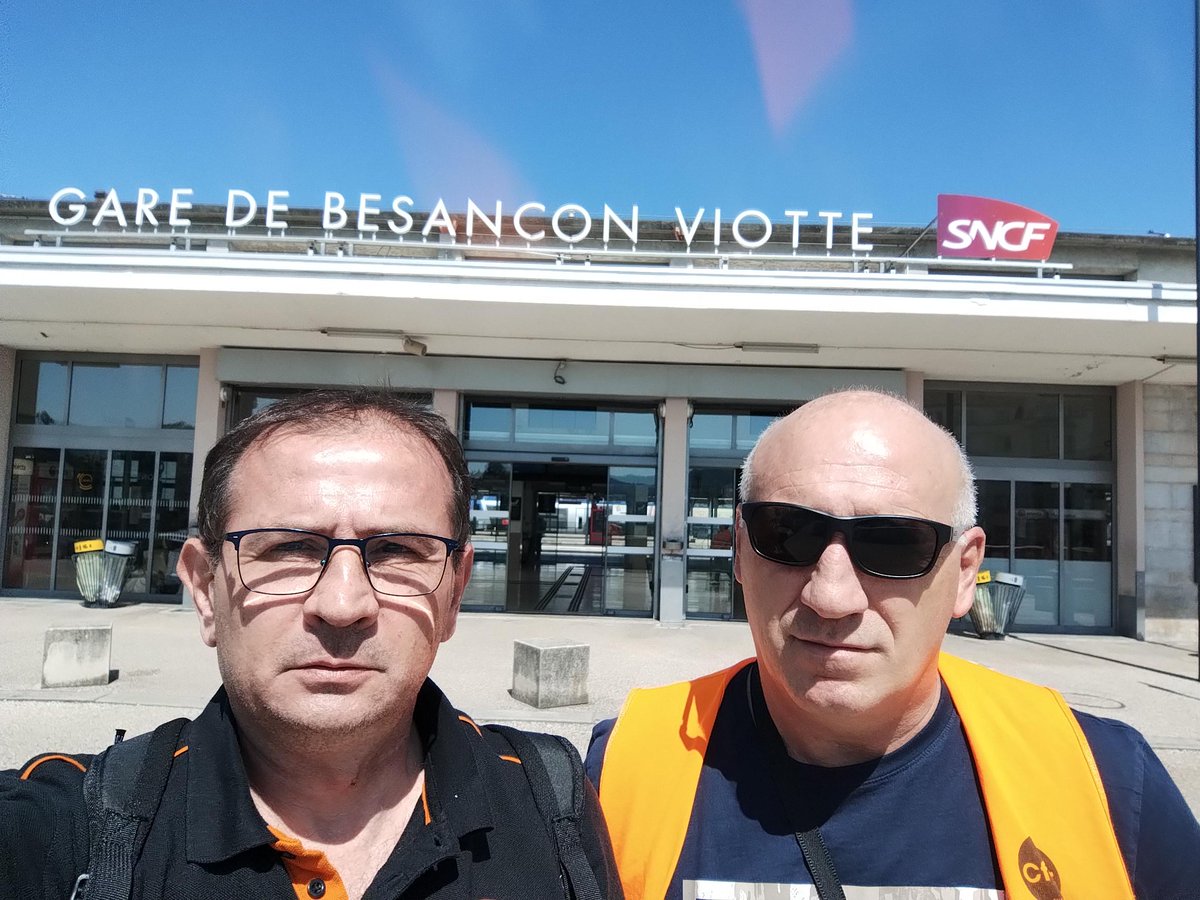 Tournée à Besançon. 
Services rencontrés : Technicentre , Direction de ligne TER FC, Escale, Vente, traction (avec nos amis de la FGAAC), DDO, SUGE et Gares et Connexion.
Tractage réalisé  : Optim services (services sociaux et cabinet médical).