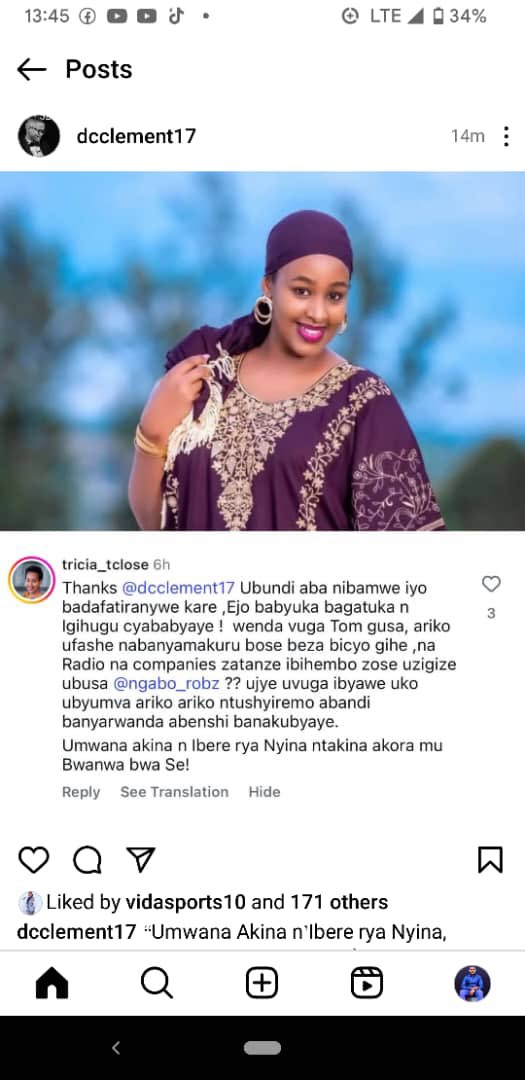 Uyu Madamu Tom Close ikosa arimo gukora ni ukwiteza aba bana bo kuri social media bamwurira kahave 😡