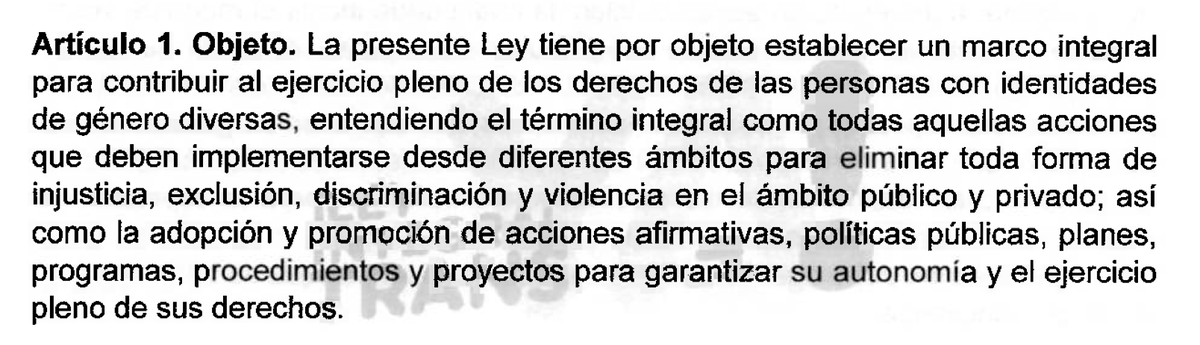 #StopLeyTrans Leamos primero!!!!!