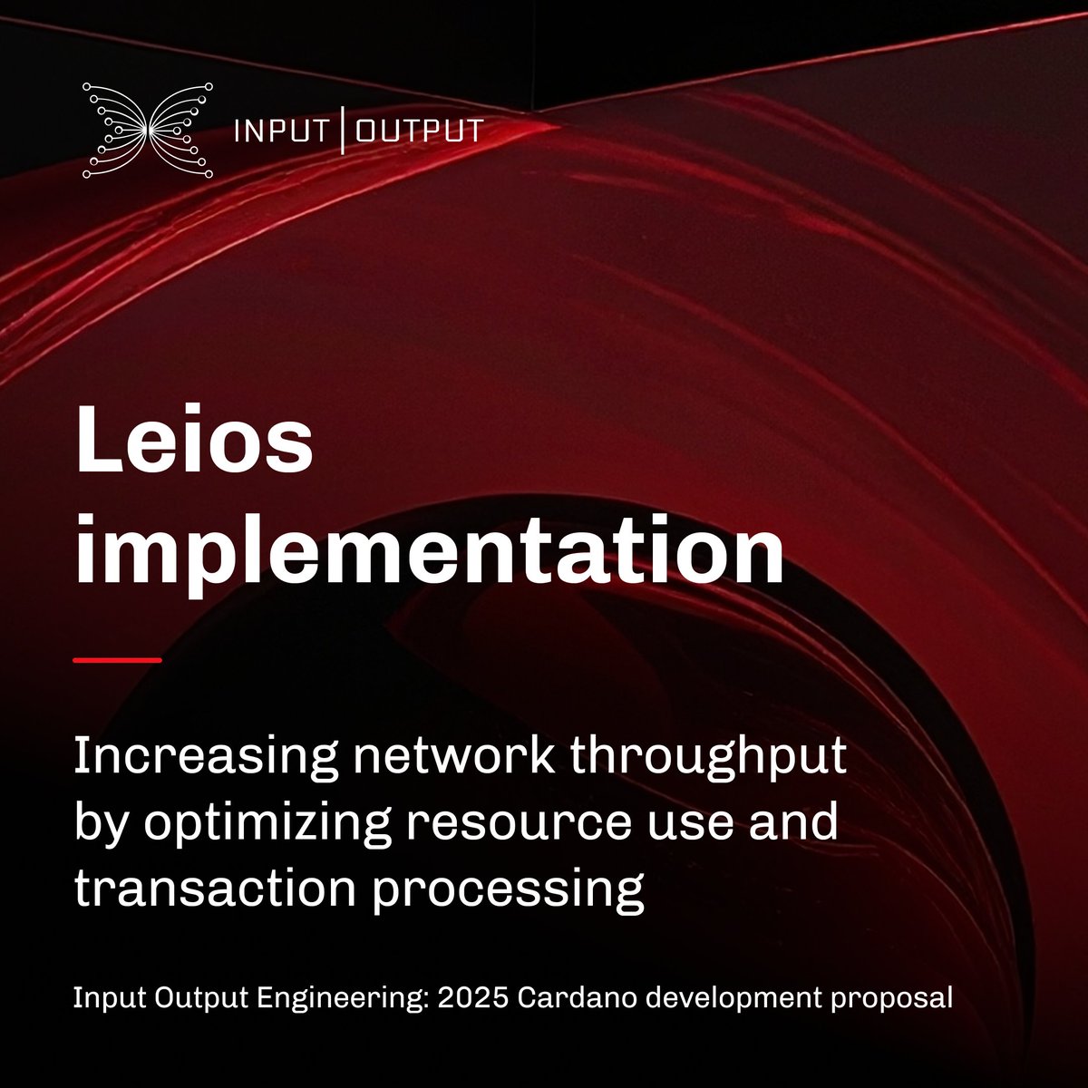 Leios implementation – Increasing network throughput by optimizing resource use and transaction processing.

The Cardano mainnet can experience congestion with high transaction volume. Block utilization sometimes peaks, and emerging use cases will demand even higher throughput