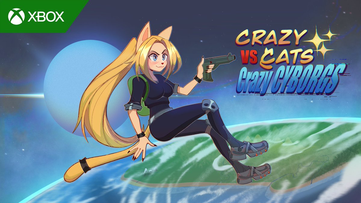 Crazy Cats vs. Crazy Cyborgs is out for Xbox TODAY and updated to 2000 GS for each game! Get your bundle containing three versions for just $9.99!

xbox.com/games/store/cr…