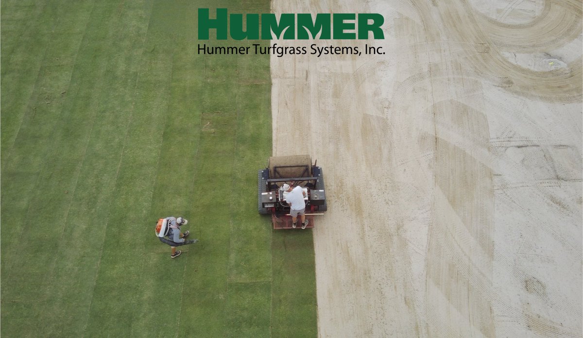 HummerTurfgrass's tweet image. Rolling out the green carpet.