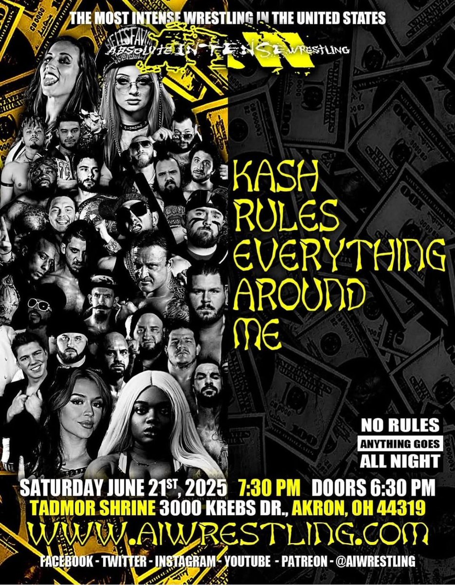 Kid Kash (@davidkidkash) on Twitter photo See you soon <a href="/aiwrestling/">Absolute Intense Wrestling</a>
This will be a fun night kicking 3 little shits ass See you soon <a href="/aiwrestling/">Absolute Intense Wrestling</a>
This will be a fun night kicking 3 little shits ass