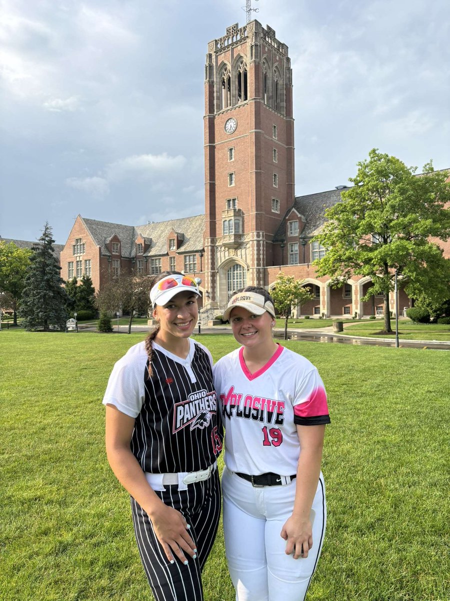 Thank you to <a href="/CoachScibelli/">Coach Tony Scibelli</a> <a href="/CoachJMo29/">Coach Morganti</a> and the rest of the coaching staff for another great camp yesterday. I always love being on campus, I had a great time and learned a lot! Also got to see my former teammate!❤️<a href="/gracegerhard15/">Grace Gerhard</a> Hope to be back very soon! <a href="/JohnCarrollSB/">John Carroll University Softball</a>
