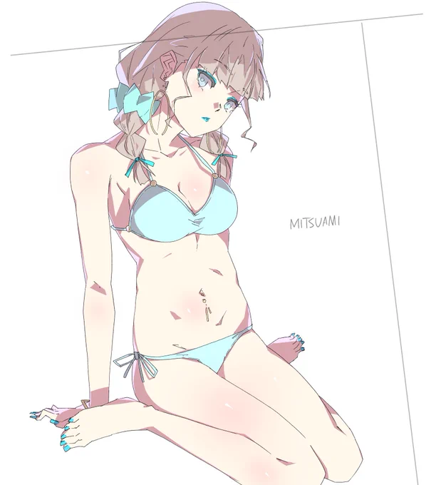 2陰を入れたり反射光を入れたり水彩境界したり 絵は楽しい