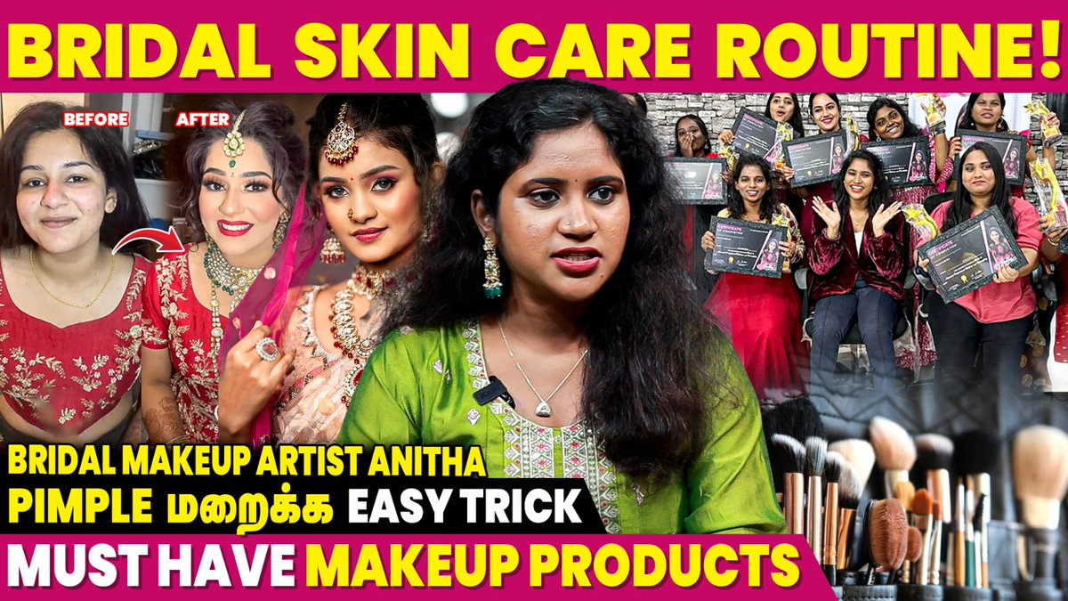 IbcMangai's tweet image. 5 Products-ல மொத்த Makeup-ம் பண்ணிடலாம்...😍 - Bridal makeup Artist Anitha | Makeup Tips
▶youtu.be/0E-zBLClmTU
#makeup #makeuptutorial #makeupartist #anitha #makeuptips #bridalmakeup #bridalmakeupartist #bridalmakeover #lifestyle #ibcmangai