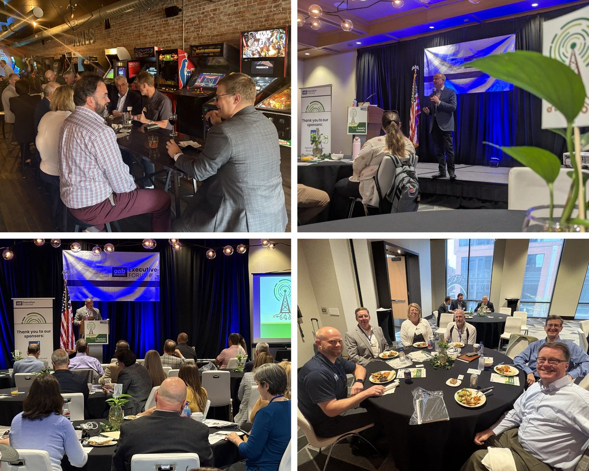 OhioBroadcaster's tweet image. We've posted dozens of photos from last week's Executive Forum to the OAB's Facebook page! Head over now to take a look back at all the event had to offer: bit.ly/3G7adIX! #OhioBroadcasters