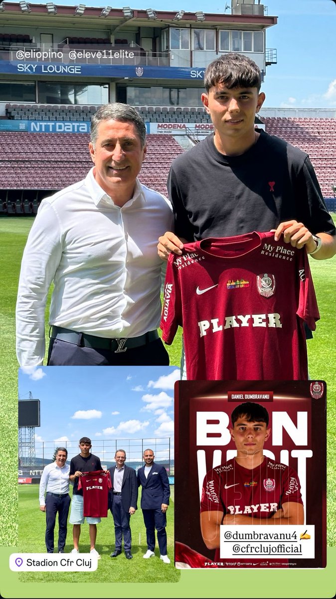 LIstrati's tweet image. 23-year-old centre-back of the Moldova national team, Daniel Dumbravanu, has signed a 3 year contract with CFR Cluj — one of the most successful clubs in Romania!
With experience at Genoa, SPAL and Messina he now begins an exciting new chapter in Liga 1.