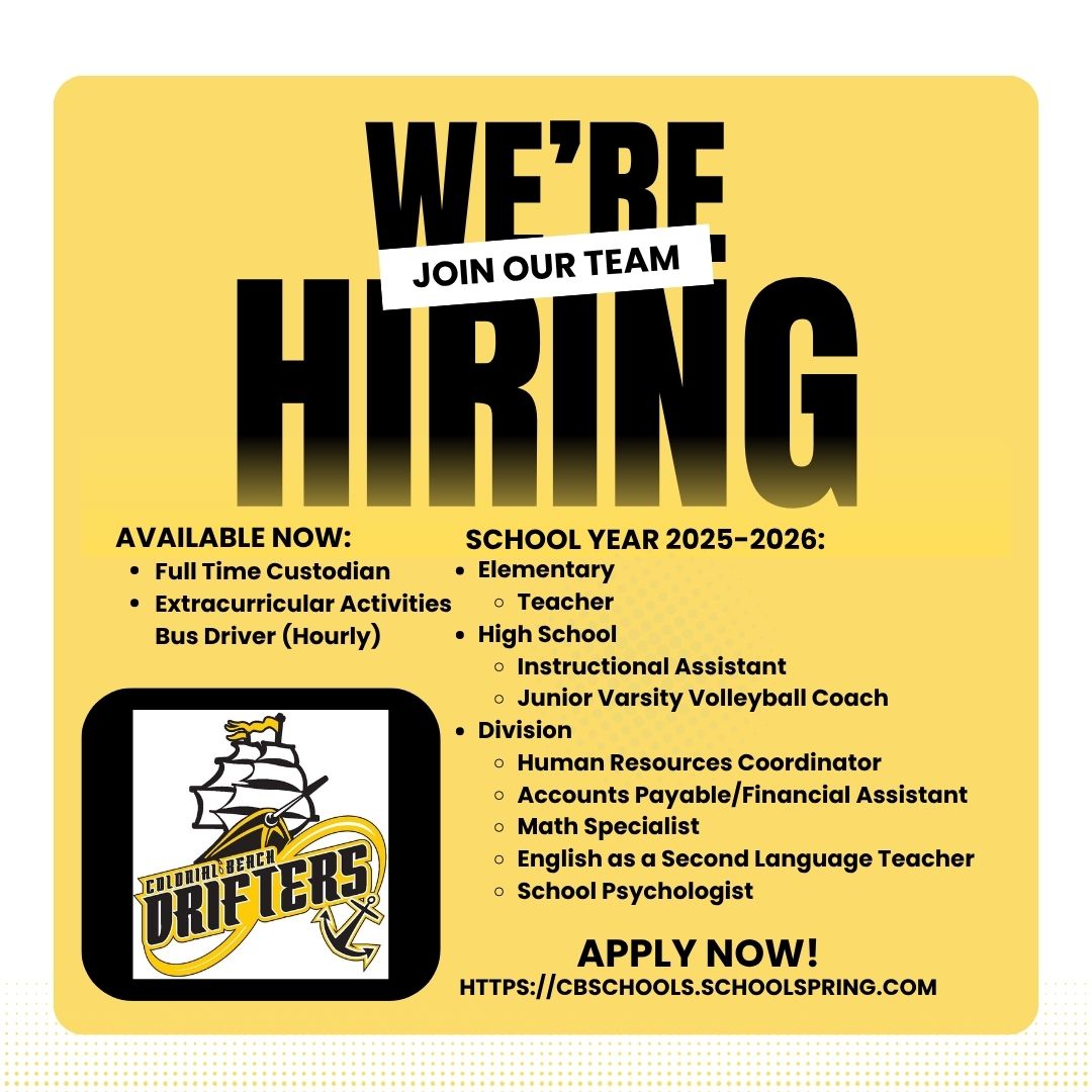 The Beach is hiring.