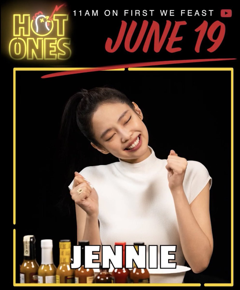 jenniescharts's tweet photo. Who's excited to see #JENNIE on Hot Ones? Drop 200 replies with our tags

JENNIE HOTTEST ONE
#JennieHotOnes https://t.co/Q2lQijFwRy