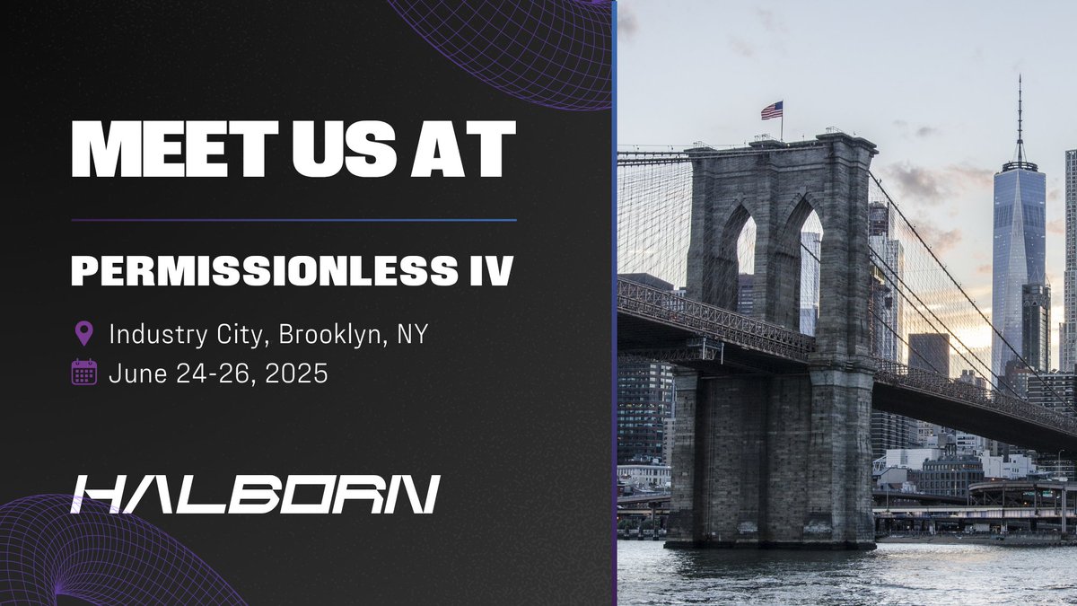 Halborn (@halbornsecurity) on Twitter photo ๐ข We are making a stop in Brooklyn for <a href="/Permissionless/">Permissionless</a> IV! ๐บ๐ธ๐ฝ
Stop by to discuss digital asset security with our team and join us at our brunch side-event with <a href="/crunchDAO/">CrunchDAO ๐ง </a>, <a href="/axelar/">Axelar Network</a>, <a href="/getofflinexyz/">OFFLINE</a>, and friends! ๐ฏ
๐๏ธ RSVP: lu.ma/jogzhgb9 ๐ข We are making a stop in Brooklyn for <a href="/Permissionless/">Permissionless</a> IV! ๐บ๐ธ๐ฝ
Stop by to discuss digital asset security with our team and join us at our brunch side-event with <a href="/crunchDAO/">CrunchDAO ๐ง </a>, <a href="/axelar/">Axelar Network</a>, <a href="/getofflinexyz/">OFFLINE</a>, and friends! ๐ฏ
๐๏ธ RSVP: lu.ma/jogzhgb9